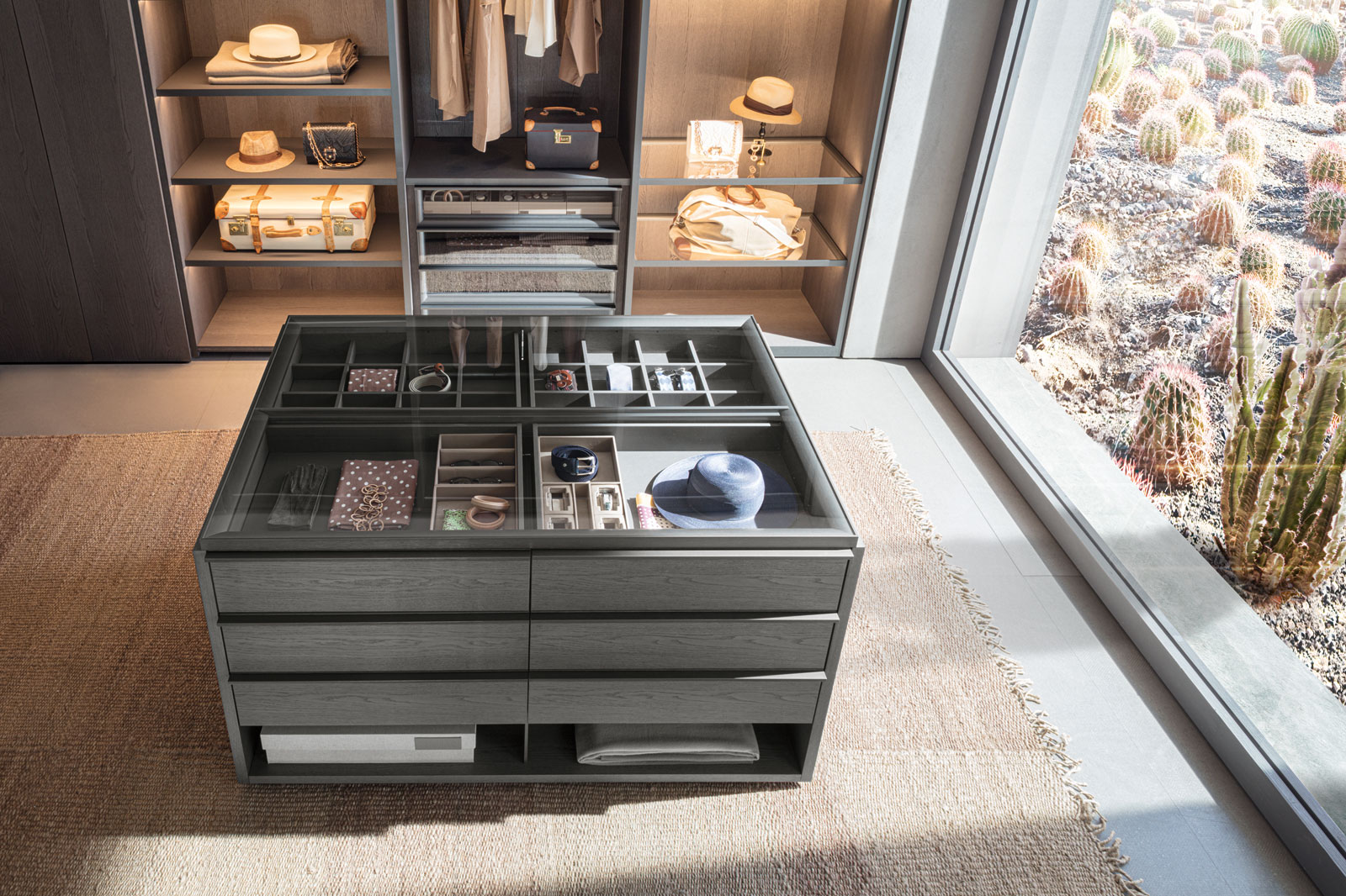 Maximize Your Space with Stylish Home Furniture Drawers and Wood Closet Organizer