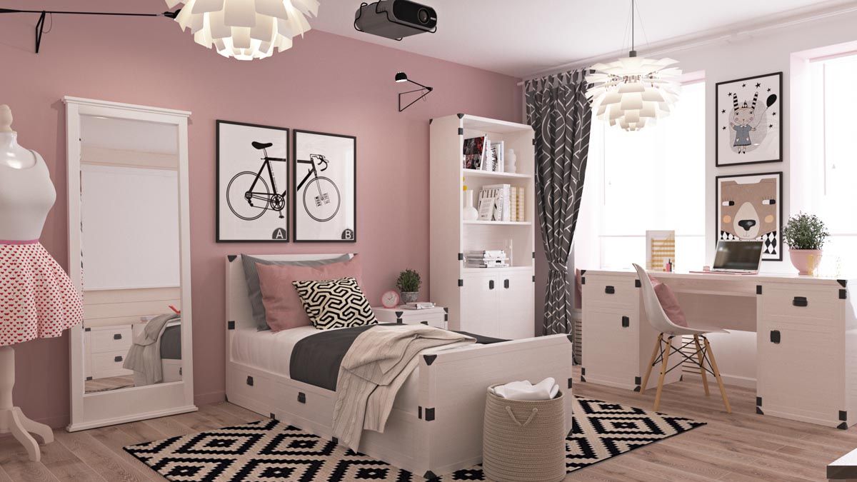 Creating a Stylish Vintage Glam Teen Girl Room